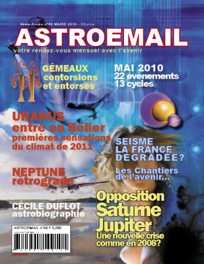 couverture ASTROEMAIL 88, Mai 2010